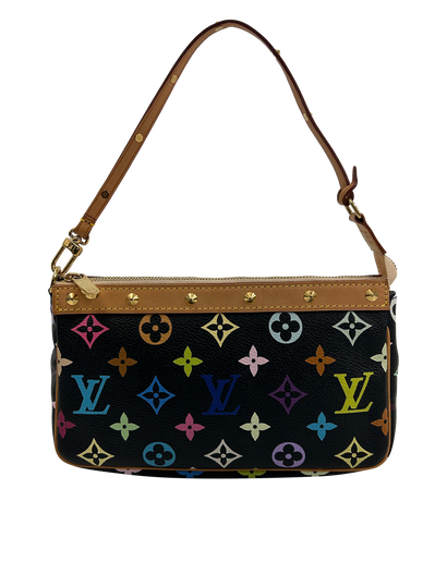 Pochette Murakami, 1.100&euro;, Bolso, Negro, Canvas - General, Vista frontal